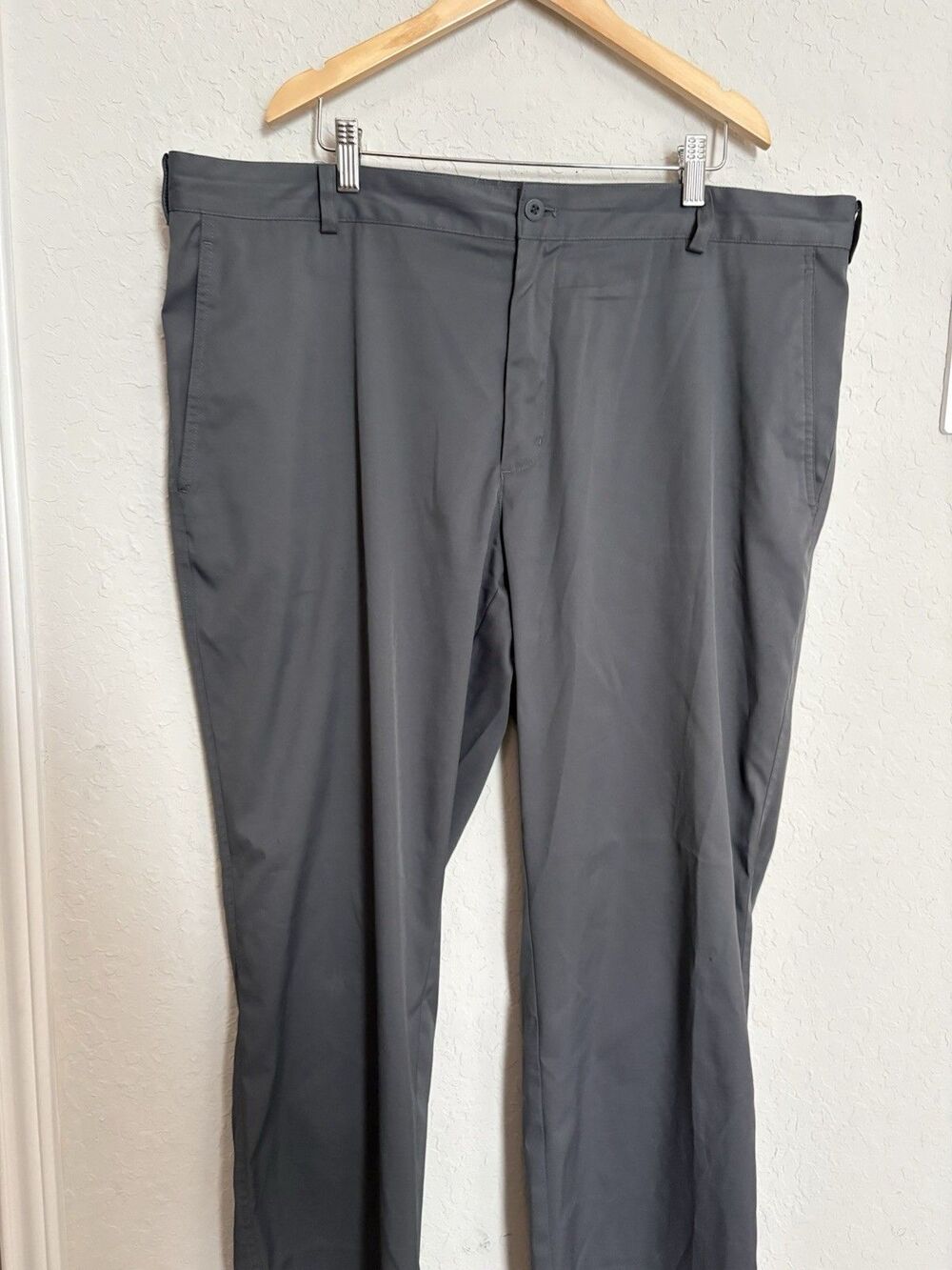 Nike Golf Mens Flat Front Pants Size 40 X 30 Preppy Performance Tech Minimalist